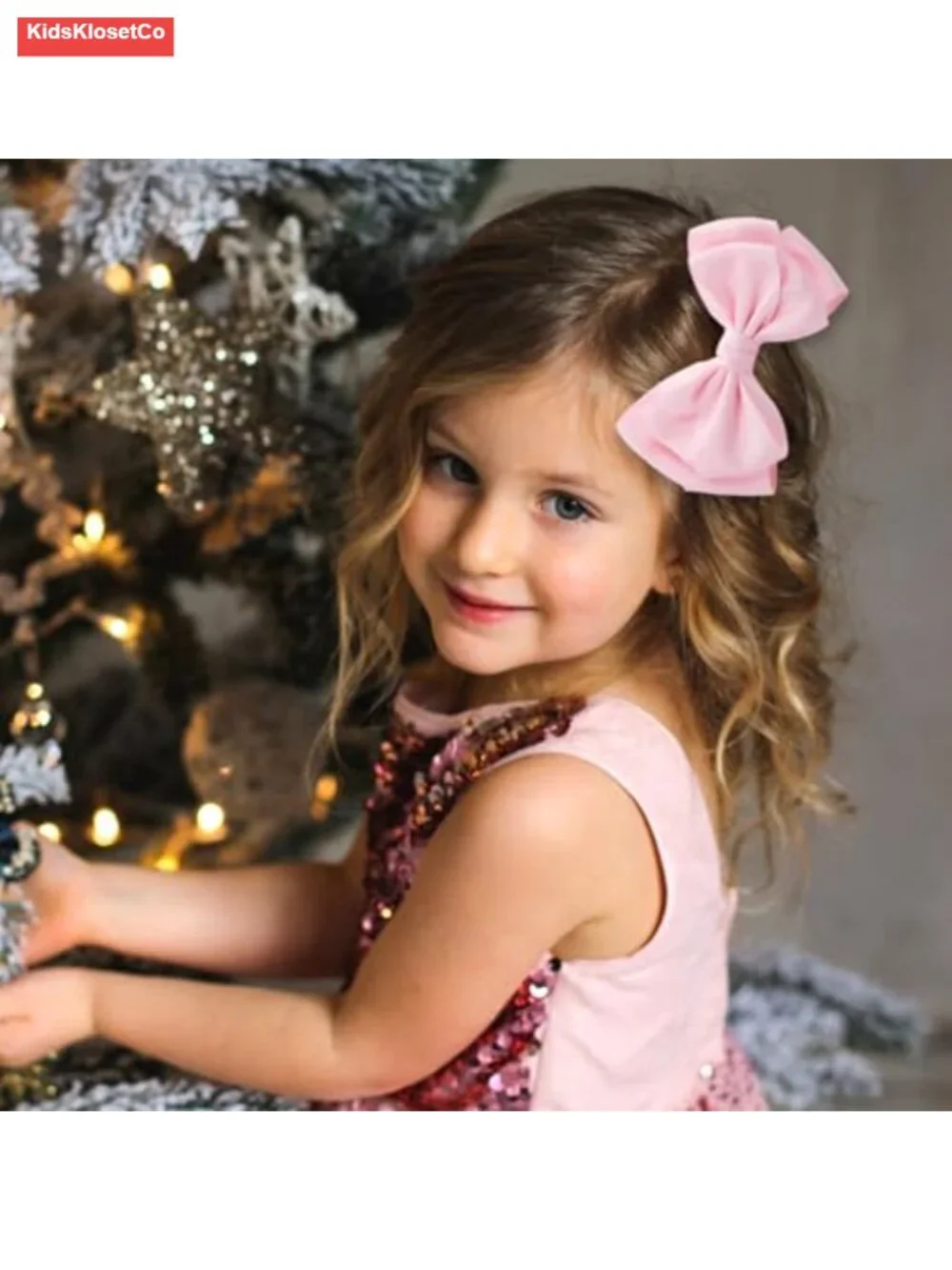Large 6 Inch Hair Bows Thick Ribbon Boutique Alligator Clips for Girls Toddlers